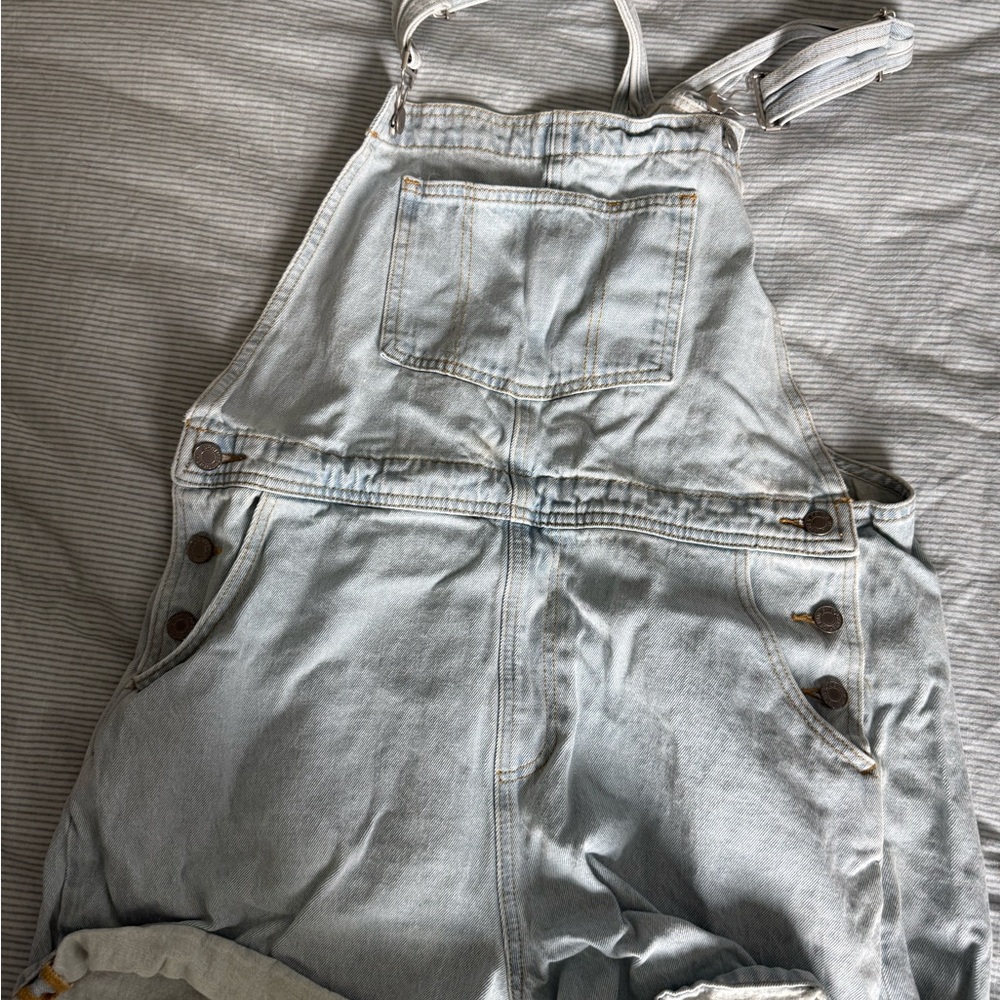 By Together Soft Blue Denim Overalls